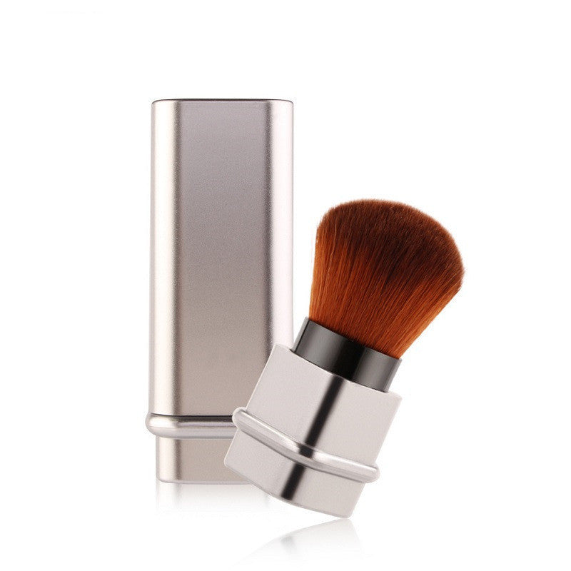 Portable Single Makeup Brush – Gold or Silver