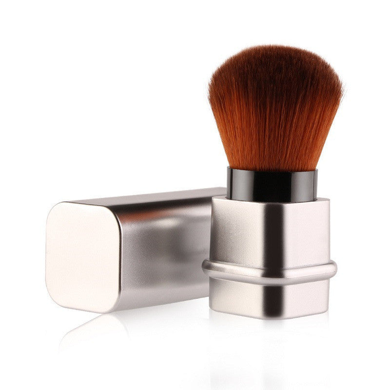 Portable Single Makeup Brush – Gold or Silver