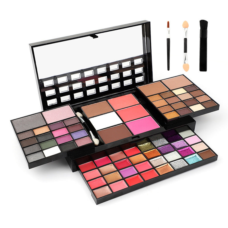 74-Color Makeup Set with Lip Gloss & Eyeshadow