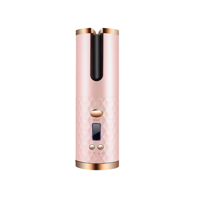 Cordless Auto Hair Curler with LCD & Ceramic Barrel