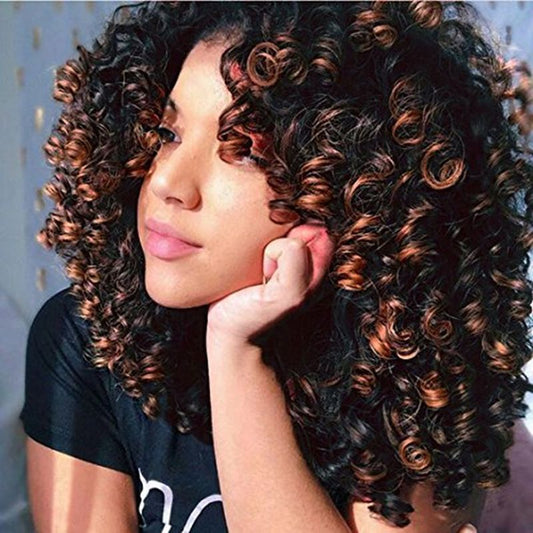 Glamorous 16 inch European & American Wig
