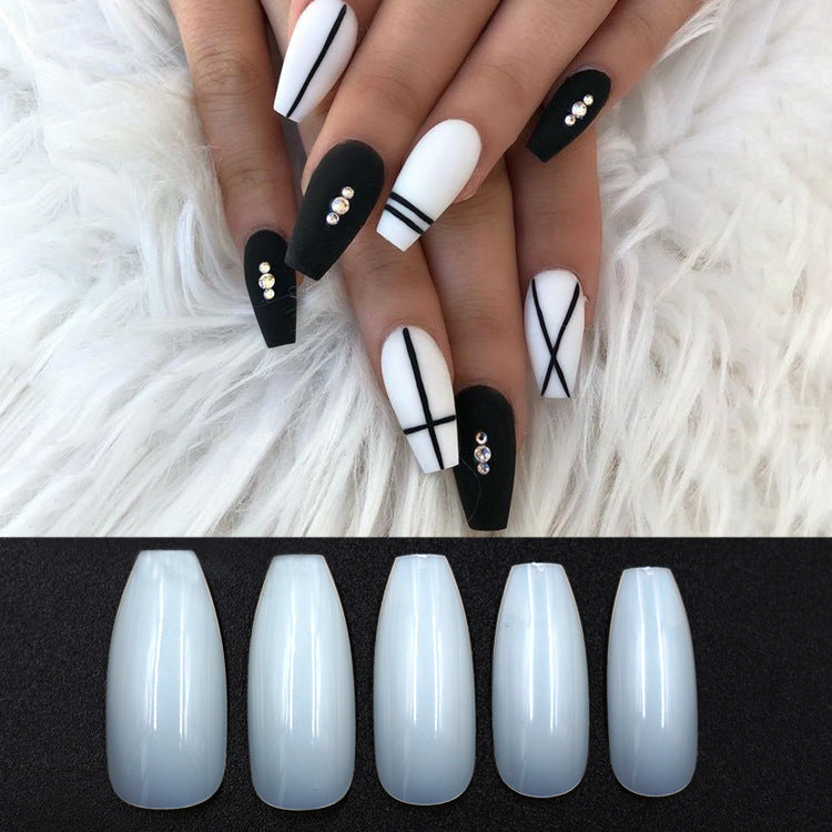 500 Clear Natural Fake Nails – 10 Sizes