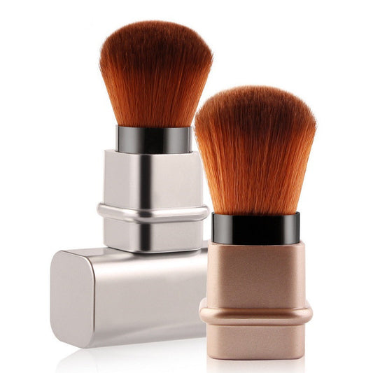 Portable Single Makeup Brush – Gold or Silver