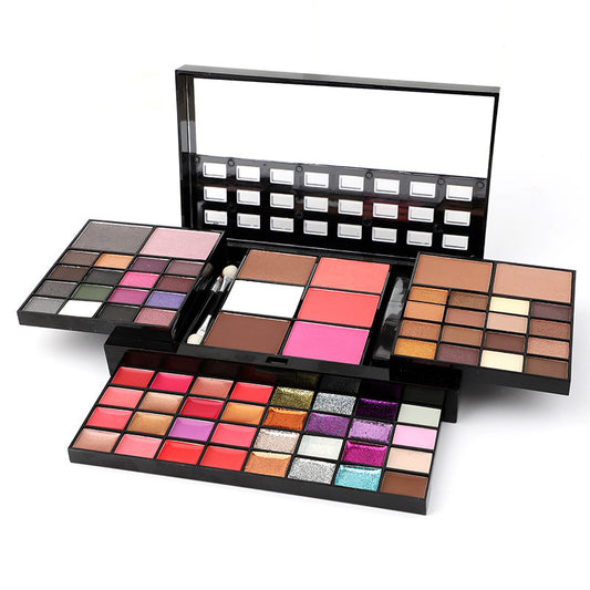 74-Color Makeup Set with Lip Gloss & Eyeshadow